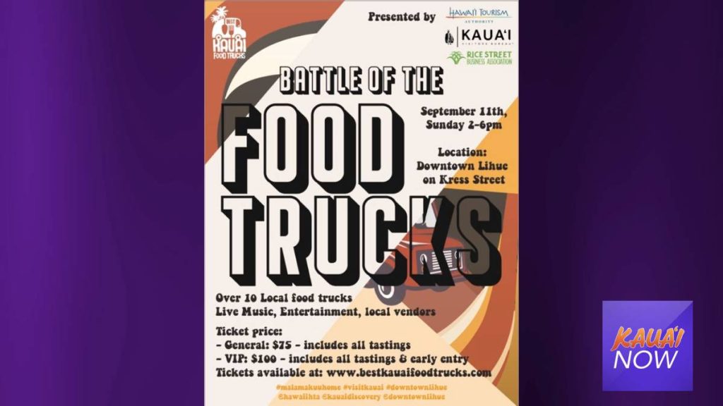 Battle of the Food Trucks Rolls out Sept. 11 Kauai Now